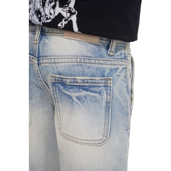 Kids Valabasas Jr. Kids Denim Shorts (Light Wash)