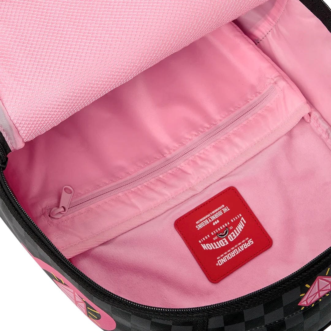 Sprayground Pink Panther Diamond Shark Backpack