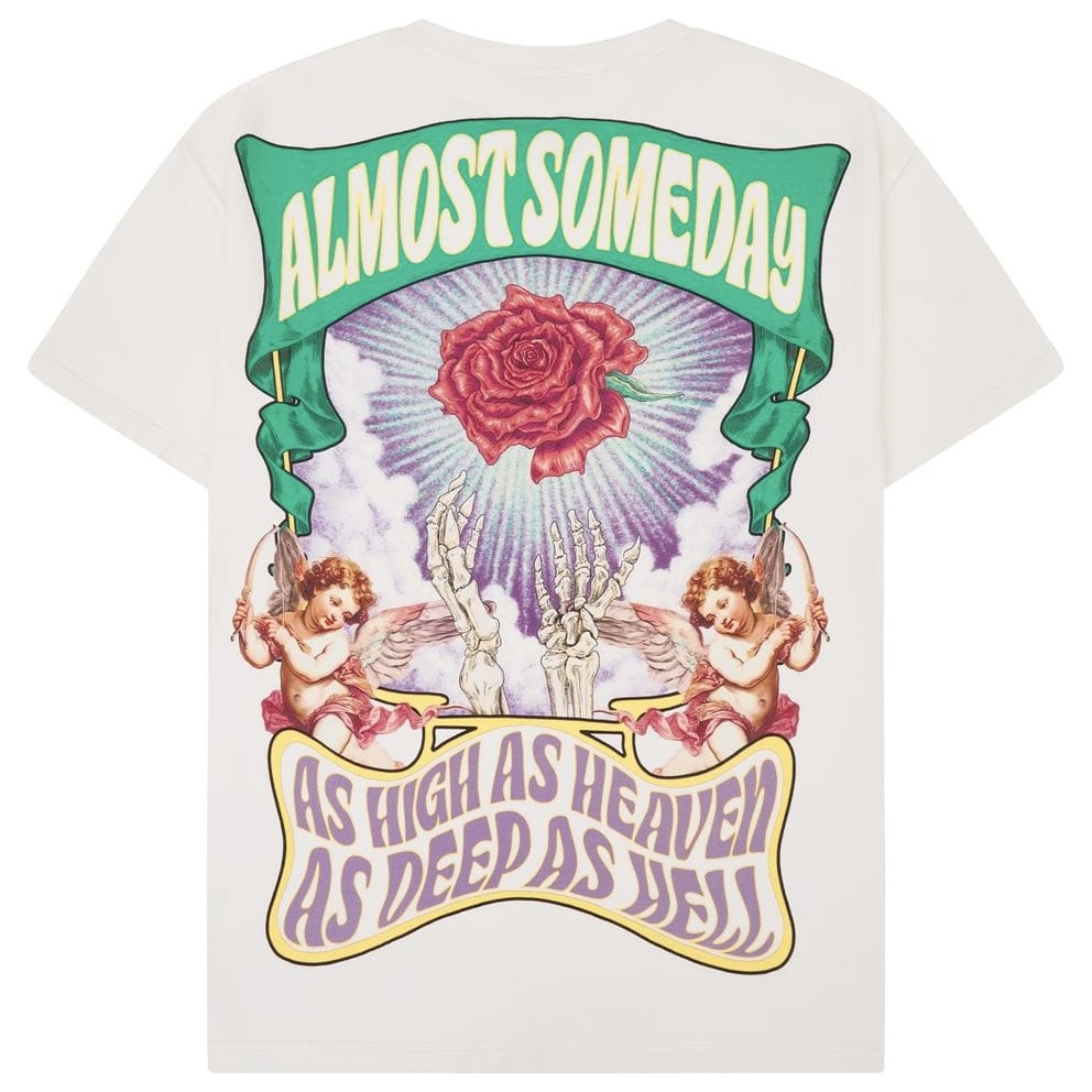 Almost Someday Holy Rose Tee (Cream) AS-SUM26-013
