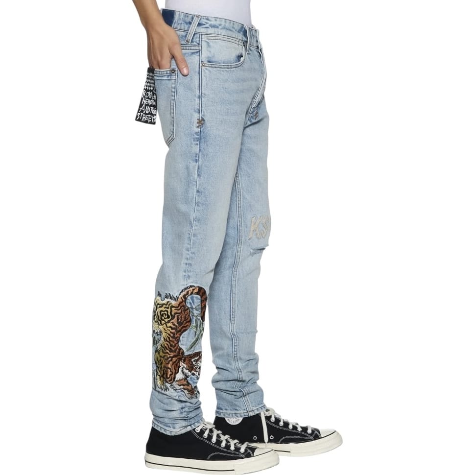 Ksubi Van Winkle Duke 4Eva Denim Jean (Light Indigo Denim) MPF26DJ020