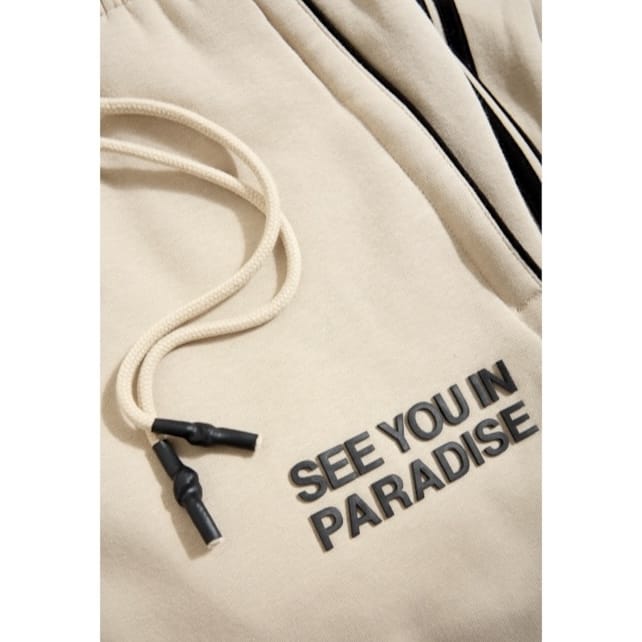See You In Paradise Perfect Pitch Sweatpants (Beige) 9229