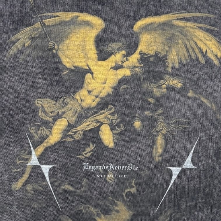 Vie Riche Saint Michael Tee (Black) VR1408-BLK