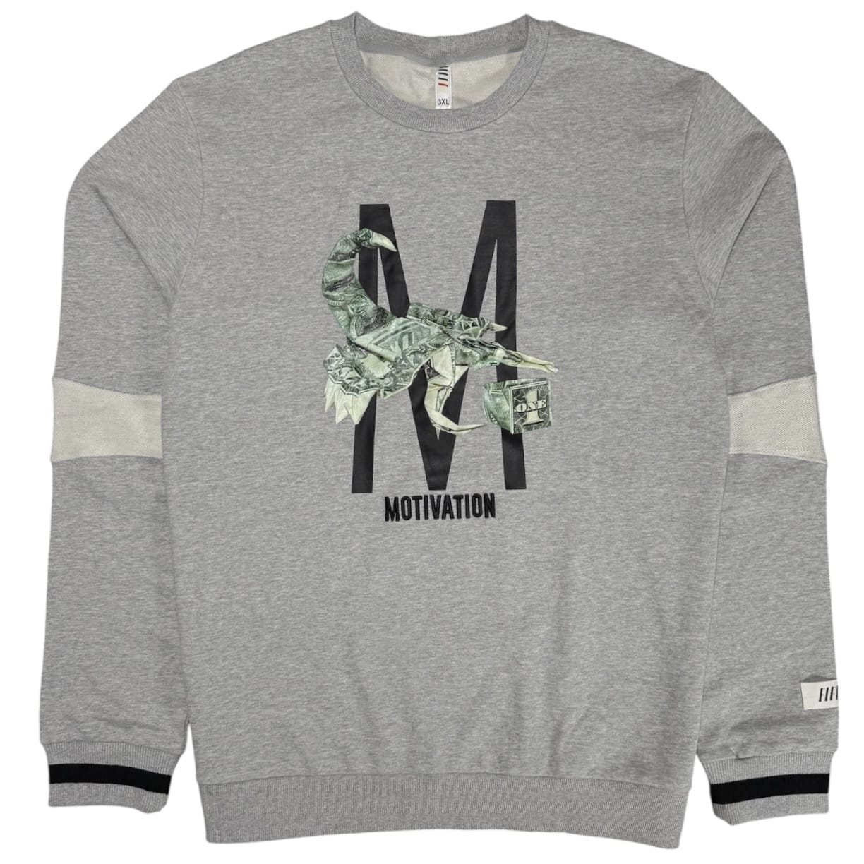 Fifth Loop Crewneck (Heather Grey) FLC007