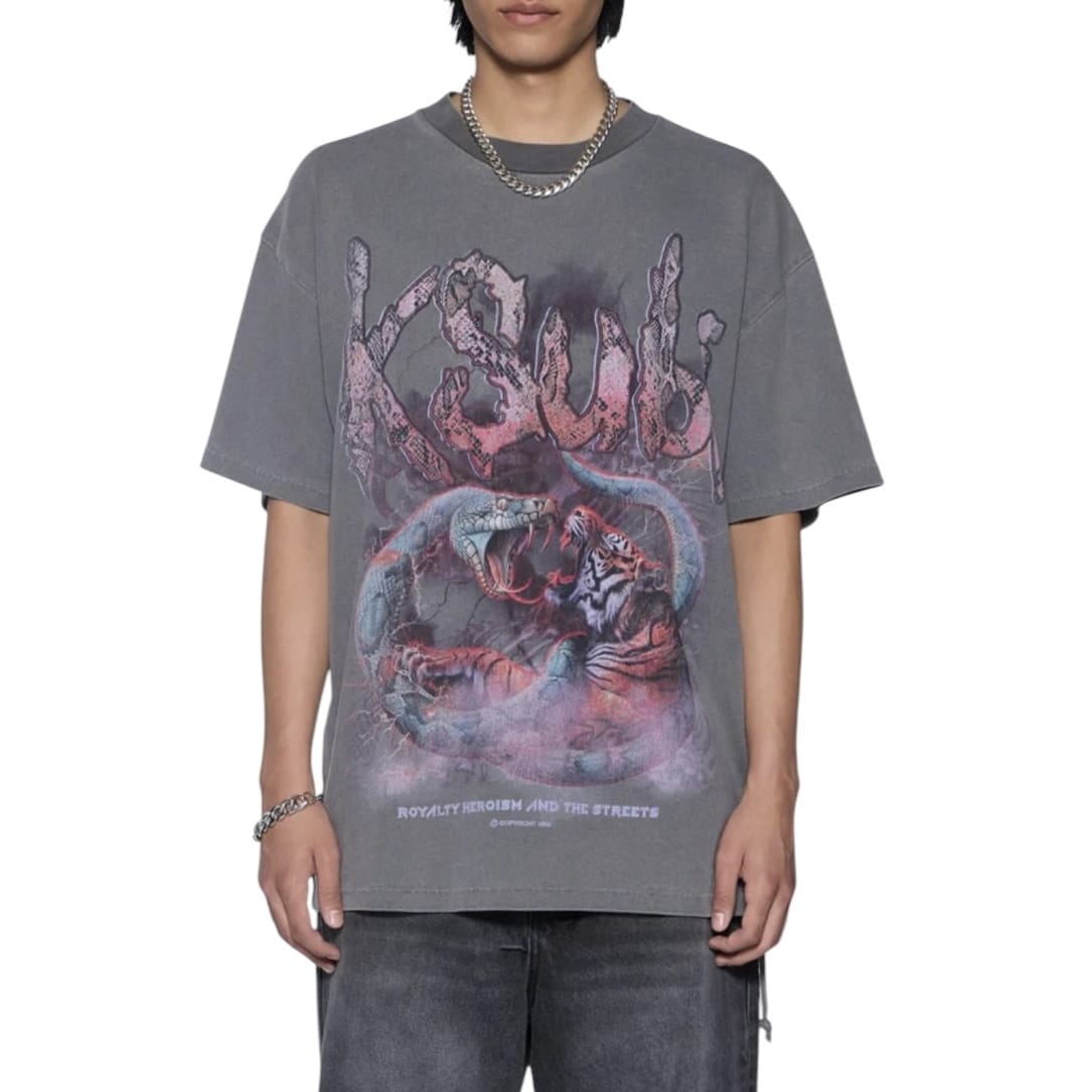 Ksubi Knotted Ekcess SS Tee (Charcoal) MSP26TE030