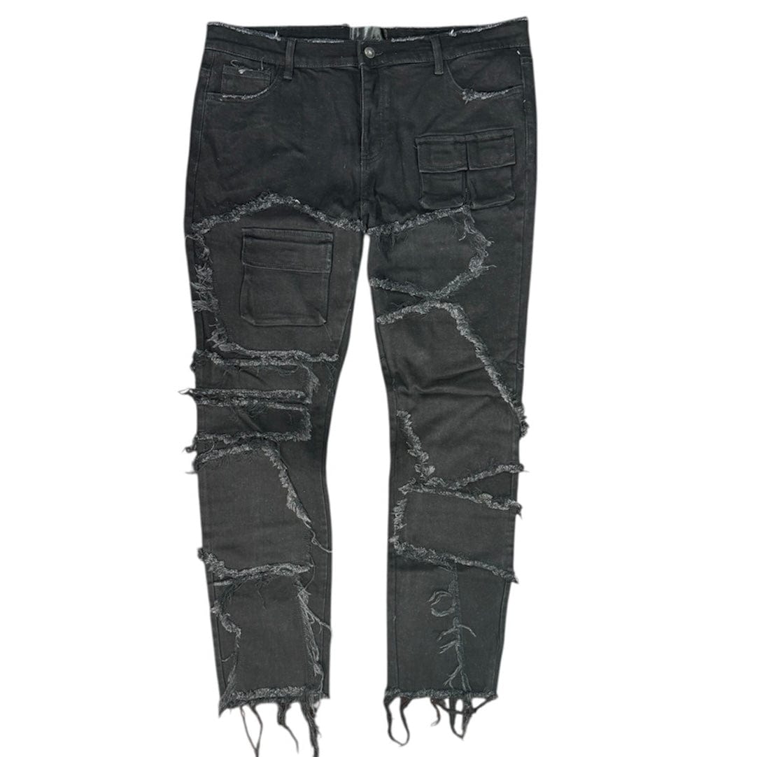 Valabasas Distinct Denim Jean (Jet Black) VLBS2181