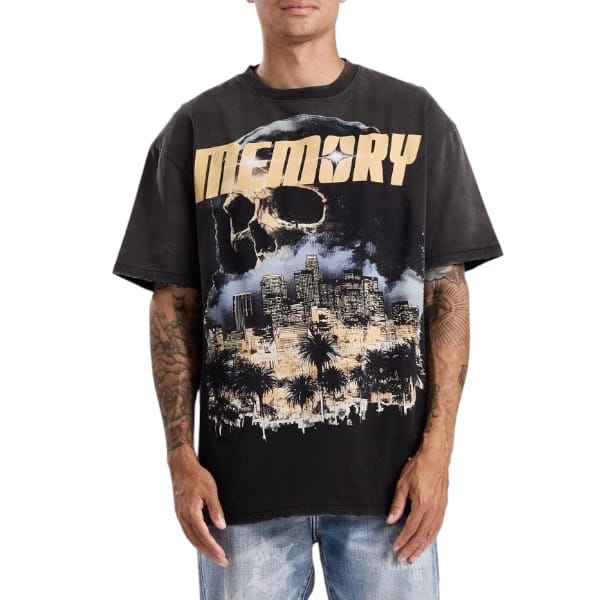 Memory Lane Downtown Reaper Tee (Vintage Black) ML-SP2-26-048