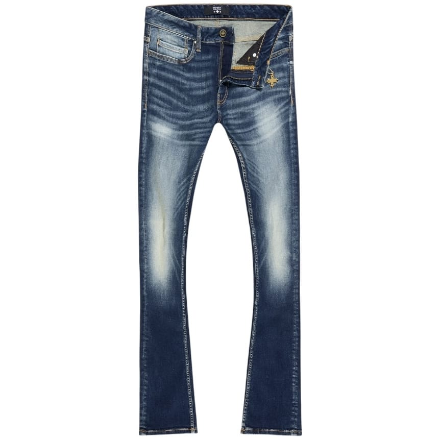 See You In Paradise Super Skinny Stacked First Class Denim (Vintage)