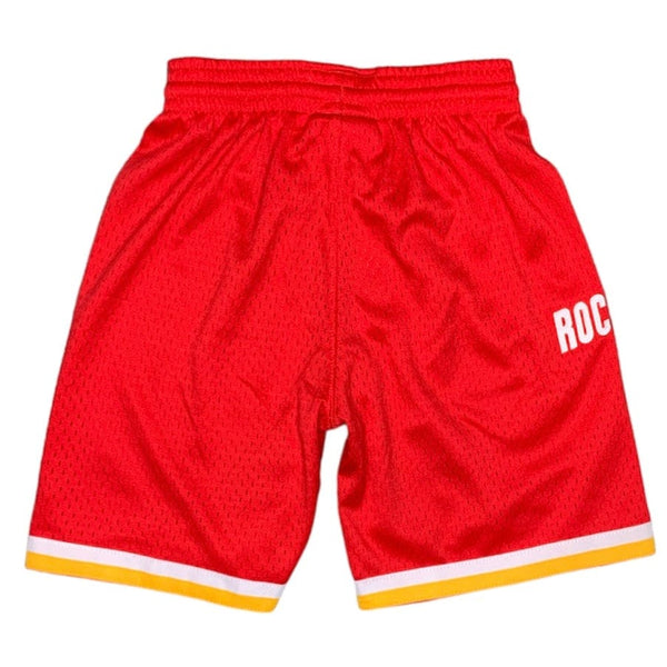 Boys Mitchell & Ness Nba Houston Rockets Swingman Road Shorts (Red)