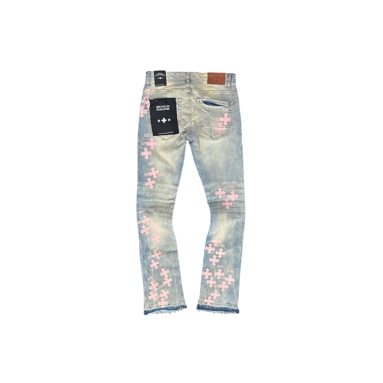Boys See You In Paradise Stamp Stacked Denim (Iced Lager) JTF2293B