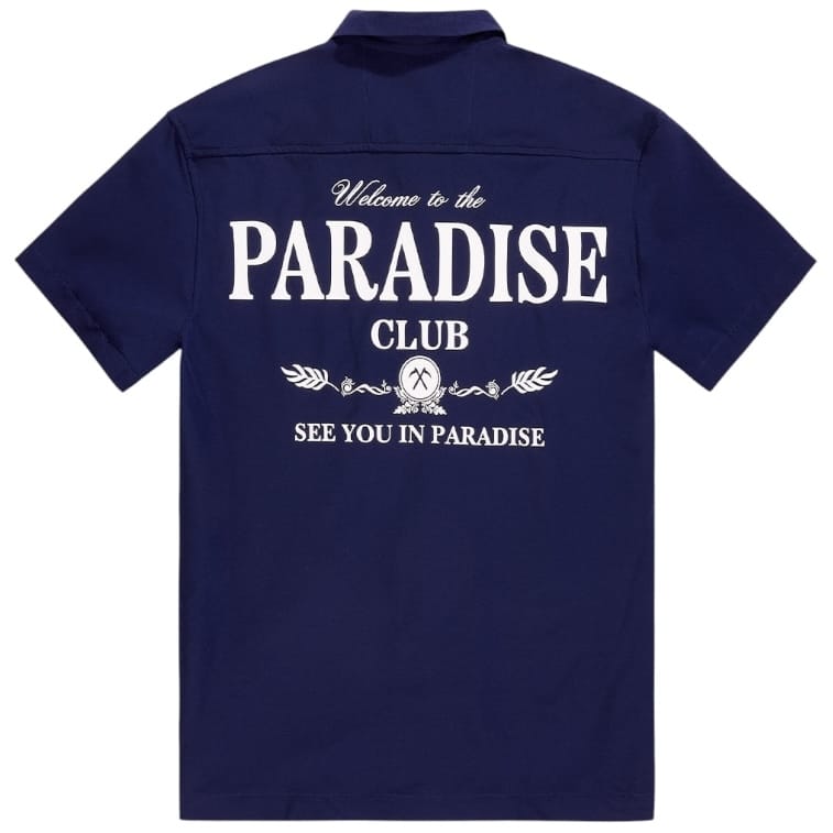 See You In Paradise Club Shirt and Short Set (Navy)