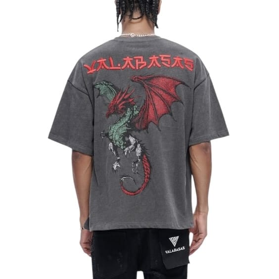 Valabasas Kaen Tee (Dark Grey) VLBS-VT1-1091