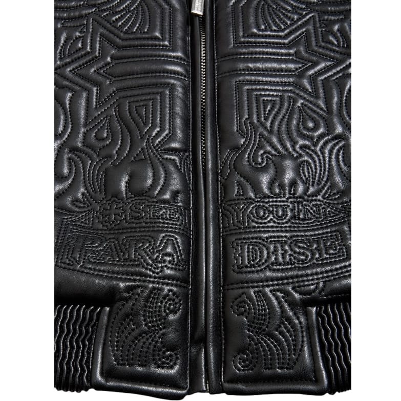 Kids See You In Paradise Sinister Bomber Jacket (Black)