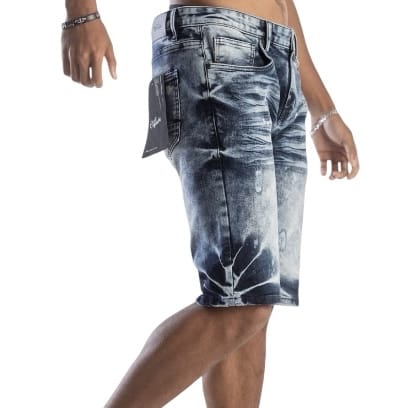 Cest La Vie Washed Denim Short (Universe)