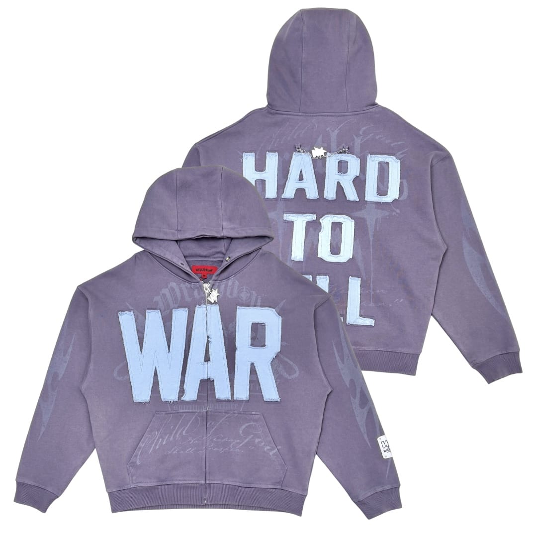 Wrathboy Hard To Kill Hoodie (Light Purple) WB05-168-PUR