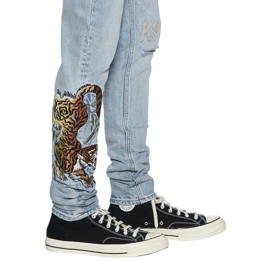 Ksubi Van Winkle Duke 4Eva Denim Jean (Light Indigo Denim) MPF26DJ020