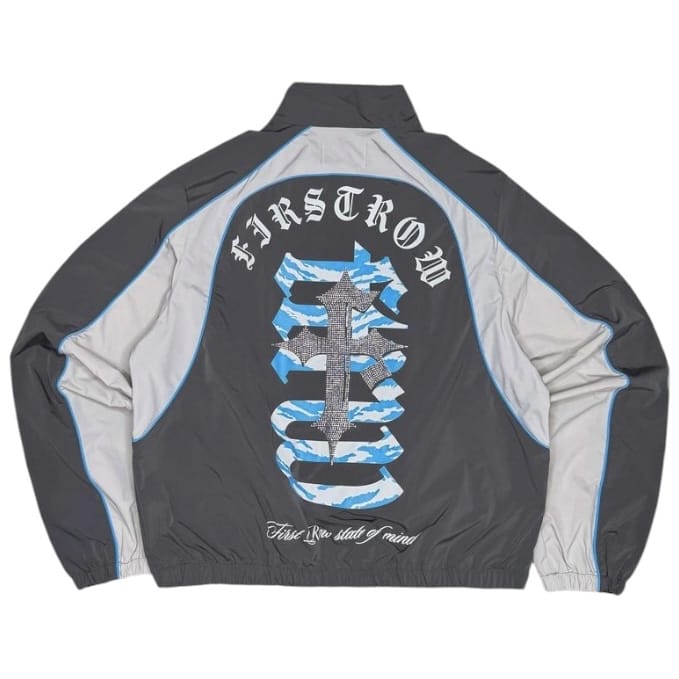 First Row State Of Mind Track Jacket & Pants Set (Grey)