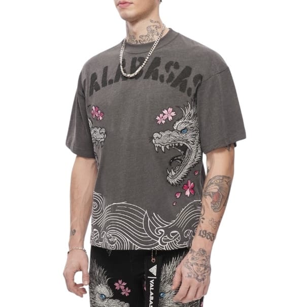 Valabasas Ikari Tee (Washed Black) VLBS-VT1-1092