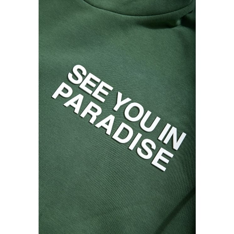 See You In Paradise Perfect Pitch Pullover Hoodie (Green) 9229H