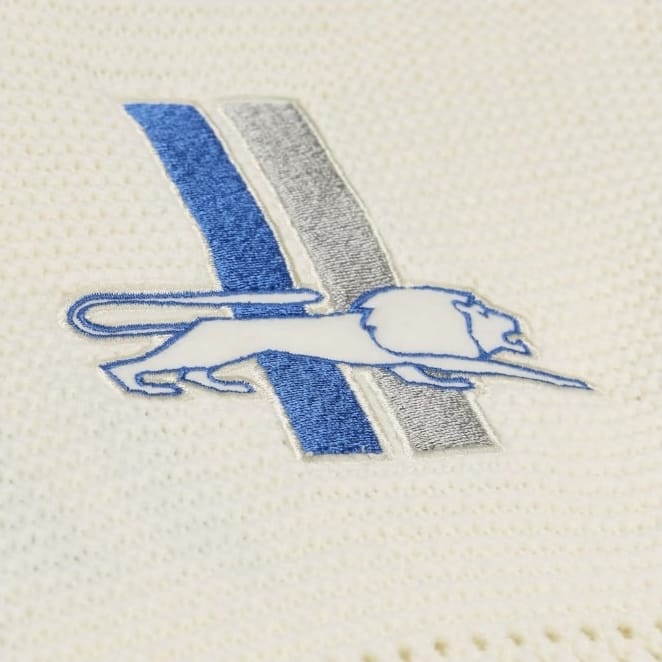 Mitchell & Ness Detroit Lions Retro Roots SS Sweater Jersey (Cream)