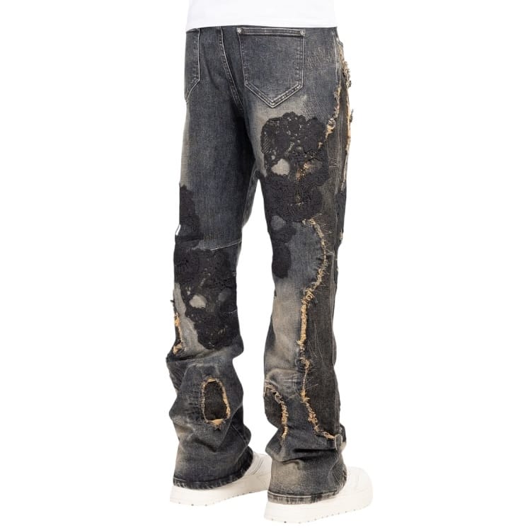 Guapi Sacred Skull Denim (Black Wash) 820SSD28