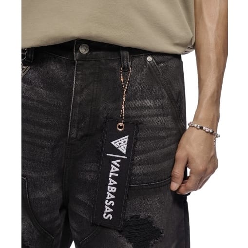 Valabasas Revolt Denim Shorts (Dirty Grey) VLBS-VSH2-1035