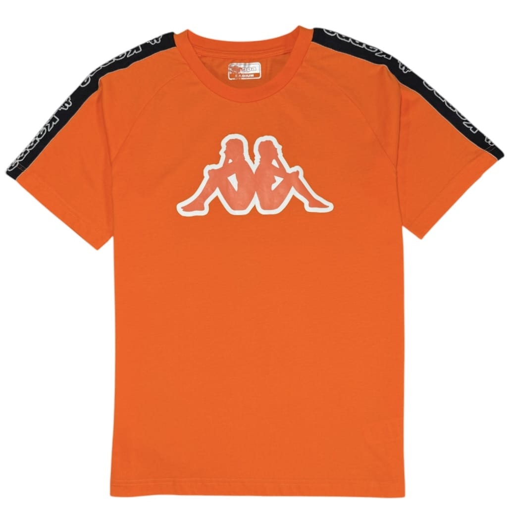 Kappa Logo Tape Davirec Tee (Orange/Black) 331B8EW