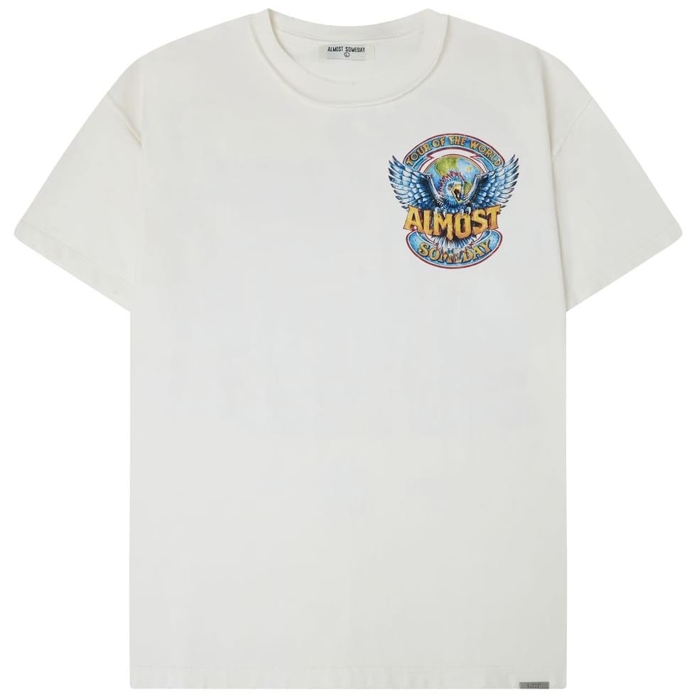 Almost Someday World Tee (Cream) AS-FALL26-001