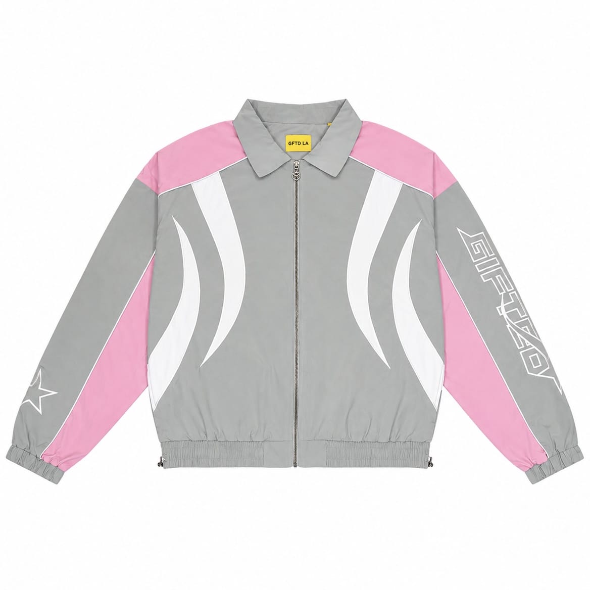 GFTD La Pilot Jacket & Pants Set (Gray/Pink)