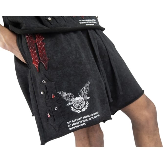 R3bel Denim Multiverse French Terry Set (Ash Black)