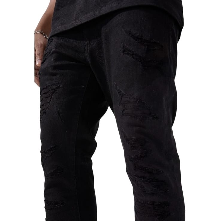 Jordan Craig Sean Slim Taper Fit Alkaline Denim (Jet Black) JS2337A