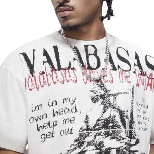 Valabasas Insane Tee (White) VLBS-VT1-1085