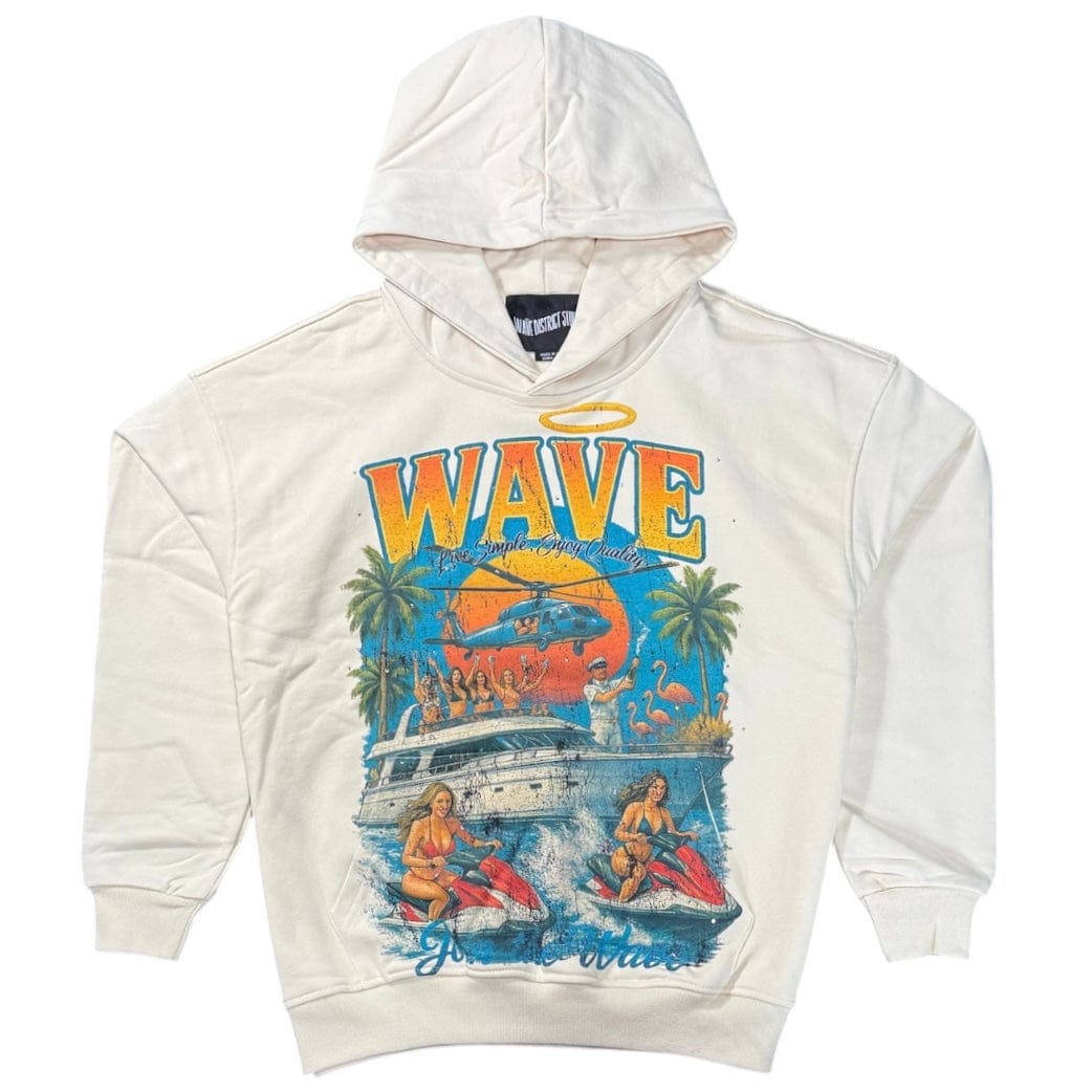 Mr. Wave Crusin Hoodie (Cream) WDS-9H0081B