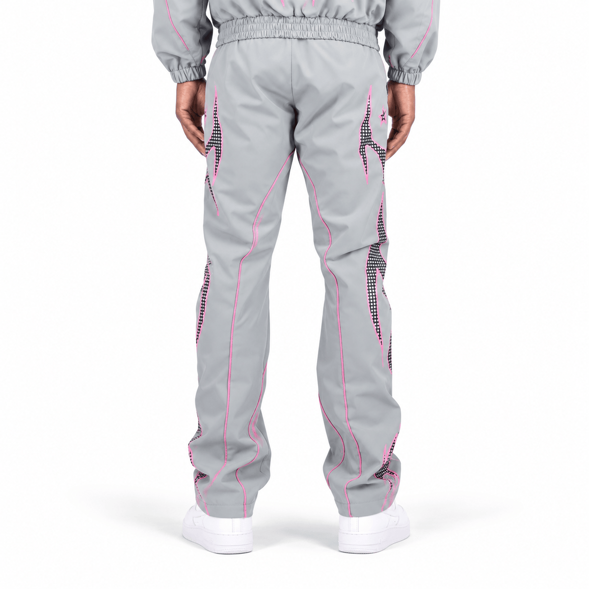 R3bel Denim Hooded Windbreaker Set (Grey) 3163-835