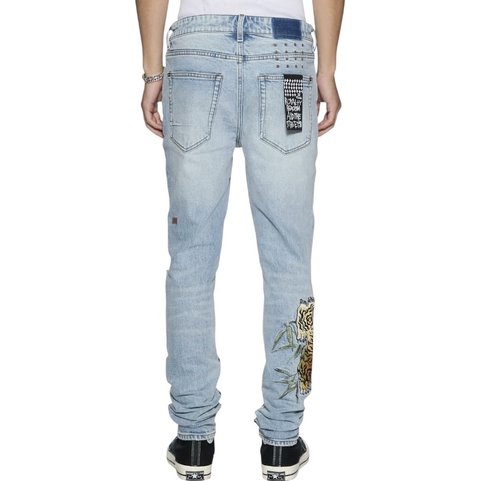 Ksubi Van Winkle Duke 4Eva Denim Jean (Light Indigo Denim) MPF26DJ020