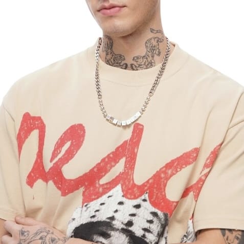 Valabasas Peace Over Purge Tee (Beige) VLBS-VT1-1105