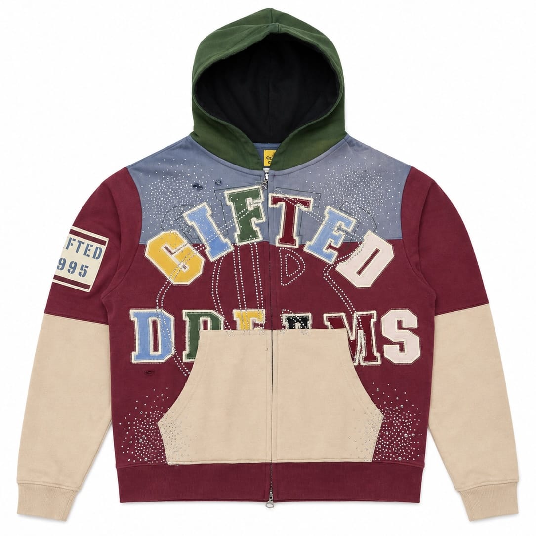 GFTD La Gifted Academy Hoodie & Pants Set (Burgundy)