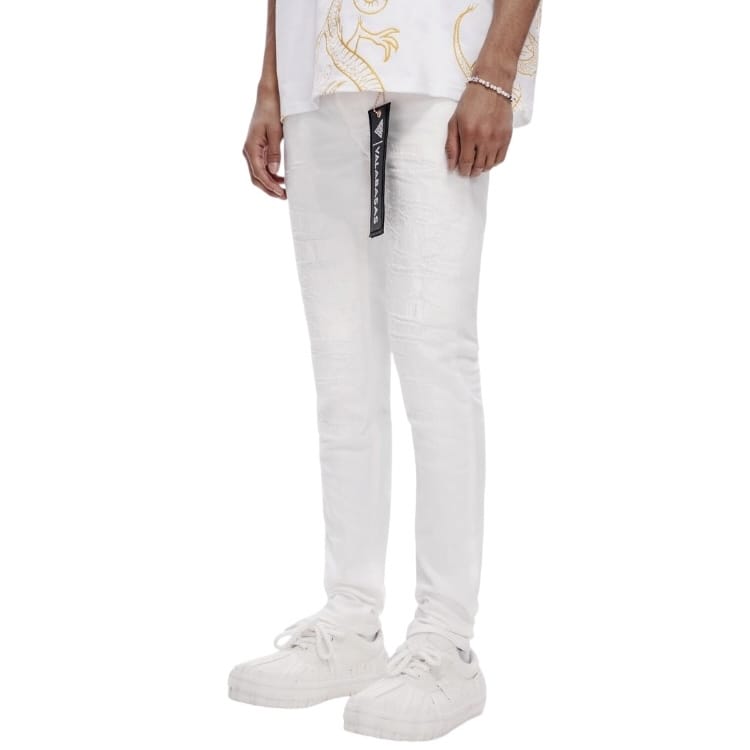 Valabasas Repair Skinny Jean (White) VLBS-VJ2-1047