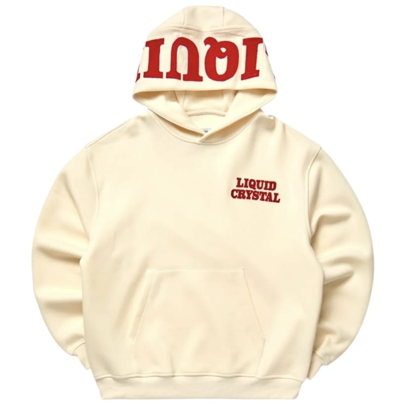 Liquid Crystals Chenille Hoodie & Pants Set (Cream)