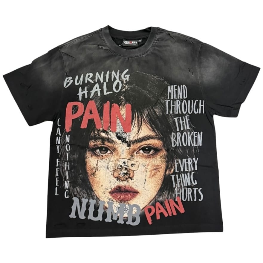 Concept La Pain Tee (Black Wash)