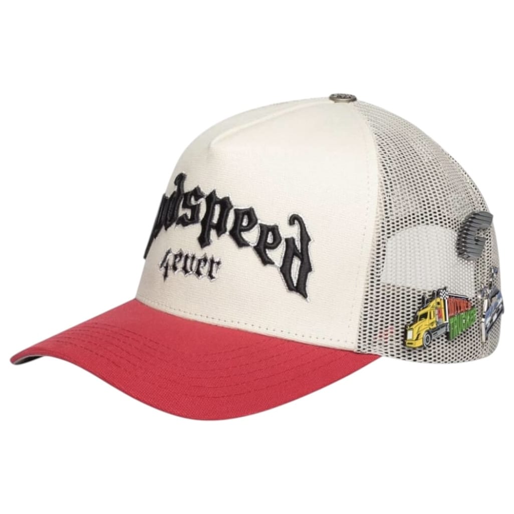 Godspeed GS Forever Trucker Hat (Cream/Red)