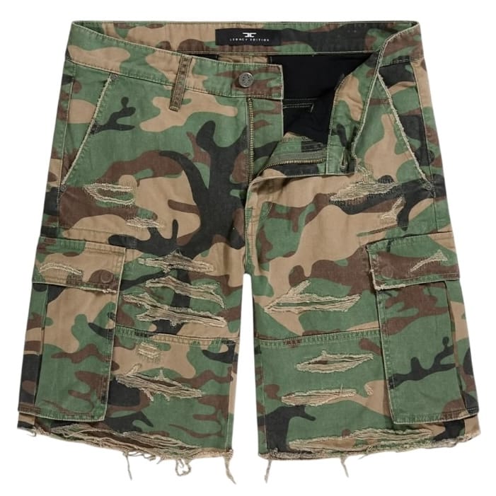 Jordan Craig Og Field Ops Cargo Shorts (Vintage Camo) JB103SC
