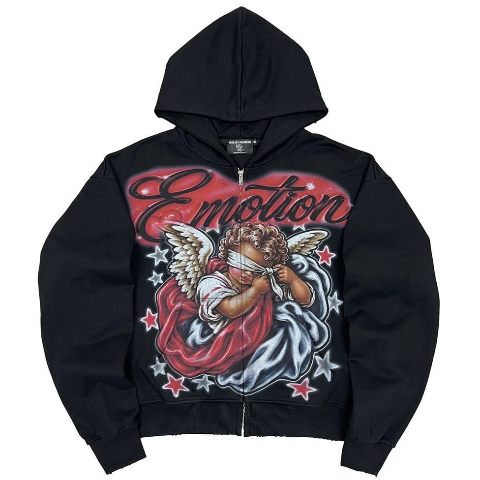 Mixed Emotion Unveiled Hoodie (Black)