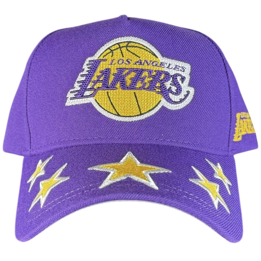 Mitchell & Ness NBA La Lakers Shining Stars Snapback (Purple)