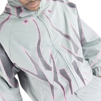R3bel Denim Hooded Windbreaker Set (Grey) 3163-835