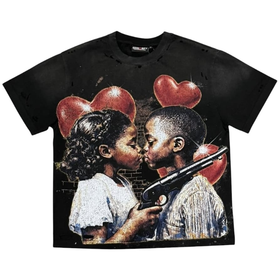 Concept La Love Tee (Black Wash)