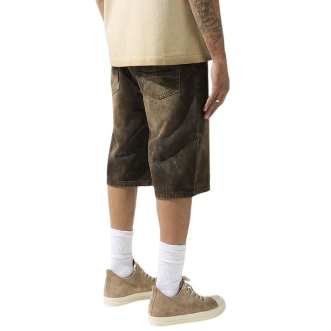 Serenede Constellation Denim Shorts (Dark Brown)