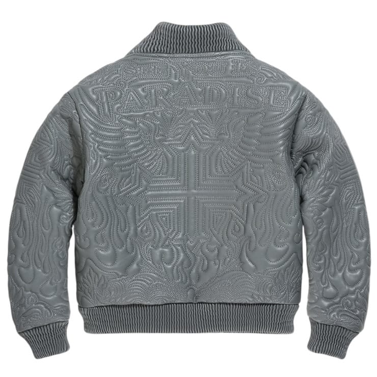 Boys See You In Paradise Sinister Bomber Jacket (Charcoal)