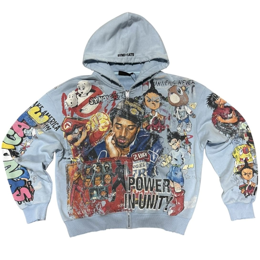 The Syndicate Unity 2.0 Zip Up Hoodie (Baby Blue)