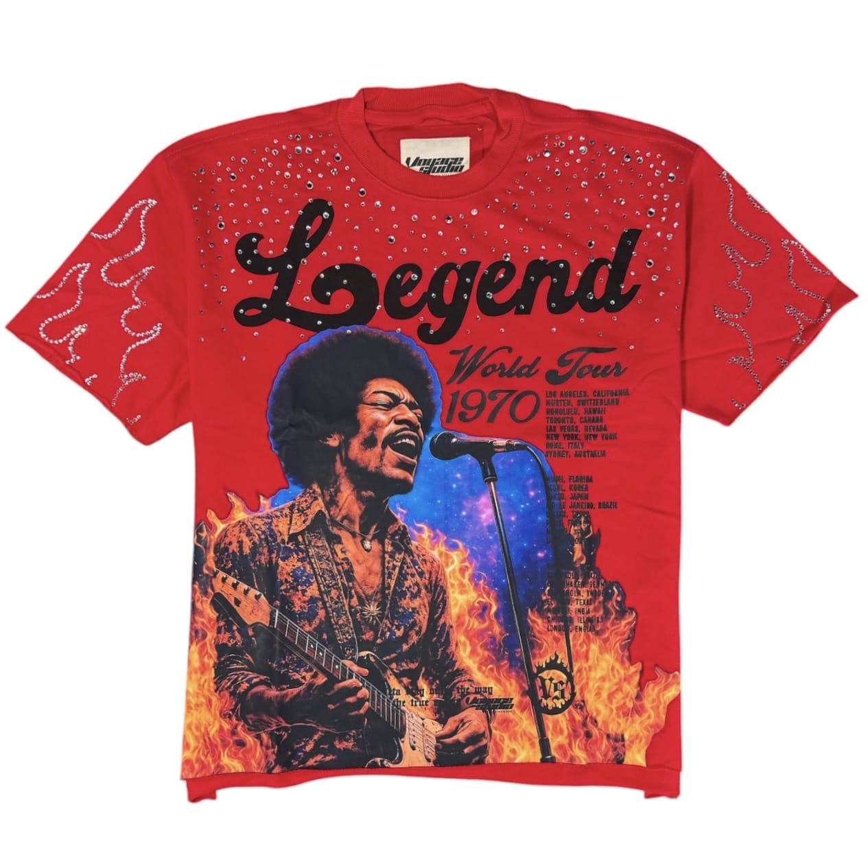 Voyage Studio Legend World Tour Tee (Red) 63T03-RD