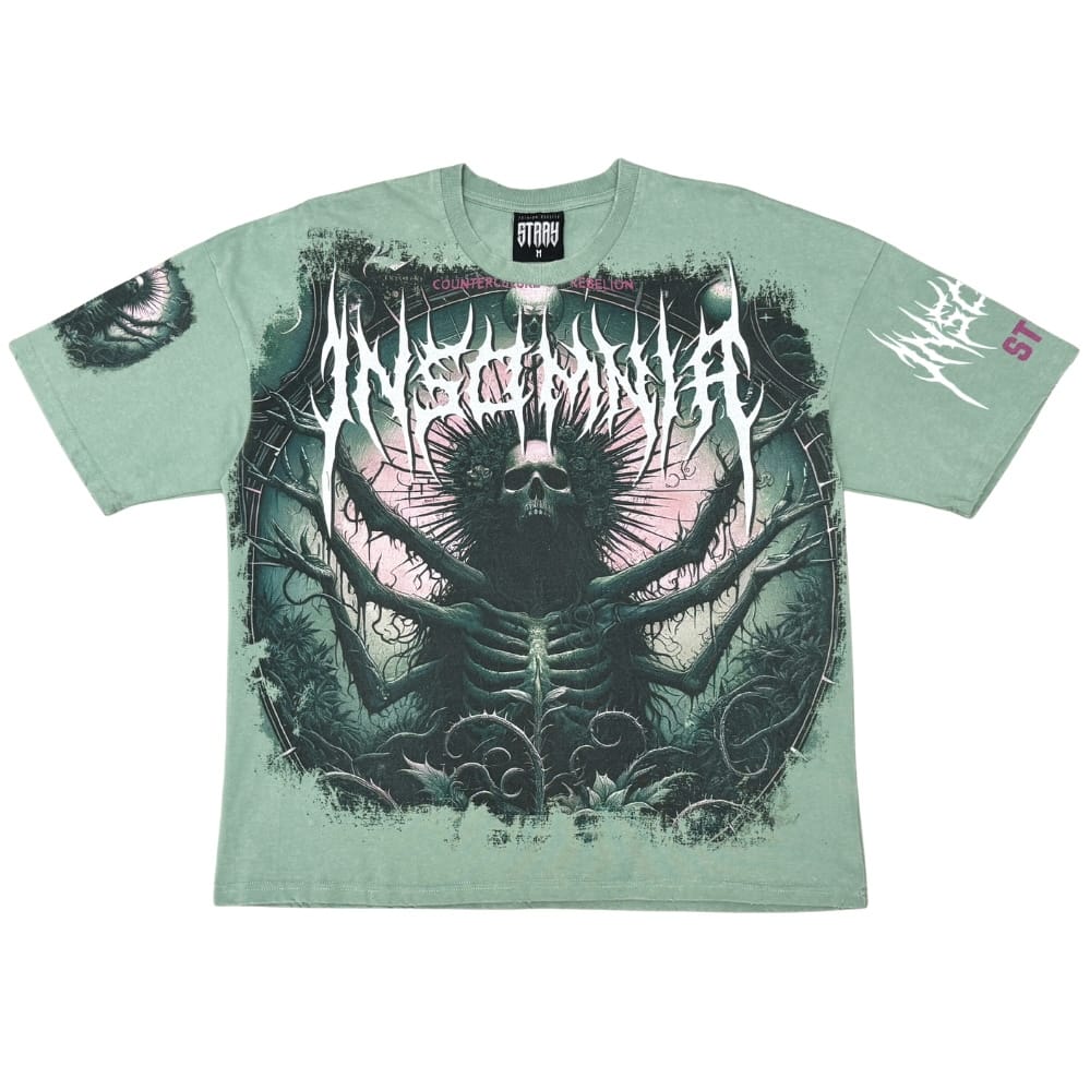 Stray Insomnia Tee (Moss) ST1723-MOS